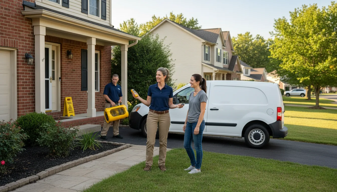 Water restoration image for Water Damage & Restoration Services in Grady, AL